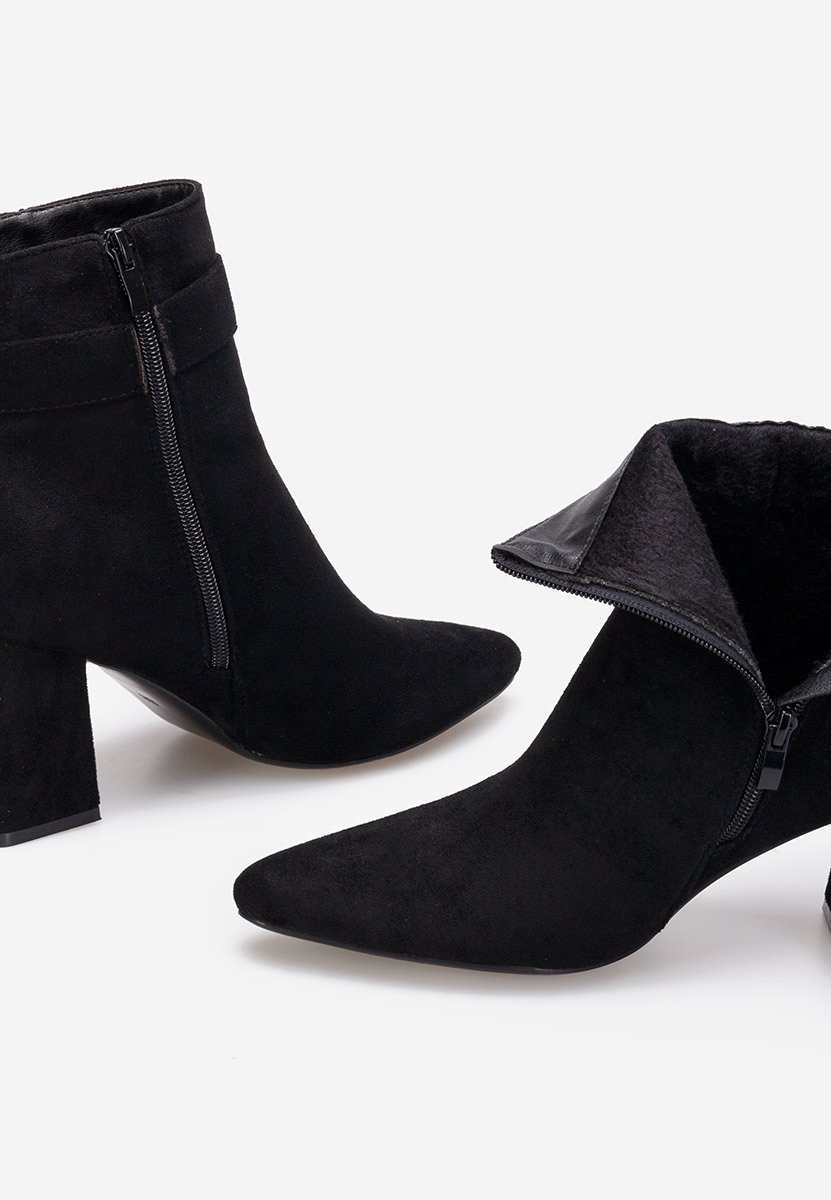 Botine elegante negre Lievine