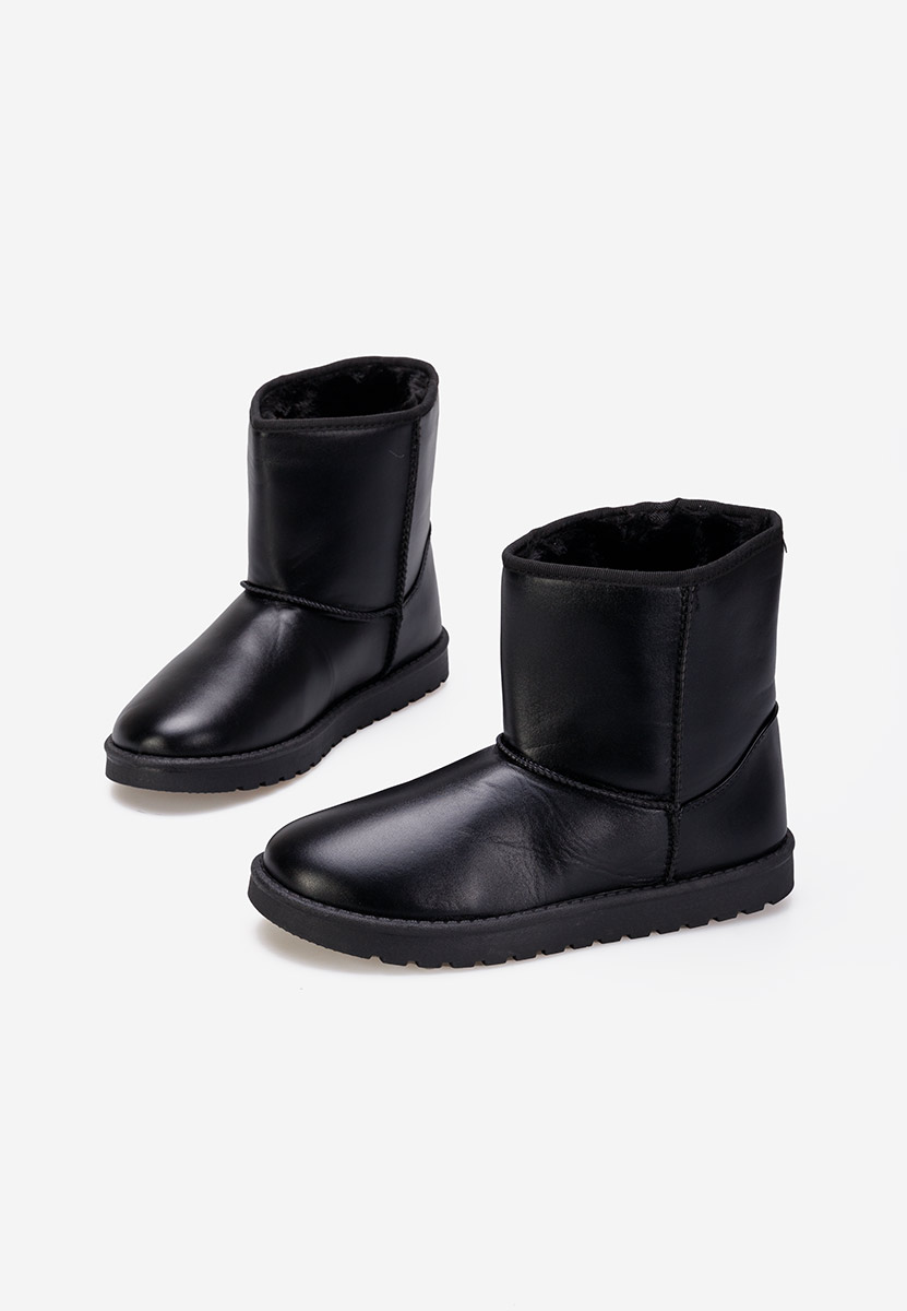 Cizme tip ugg negre Chica V2