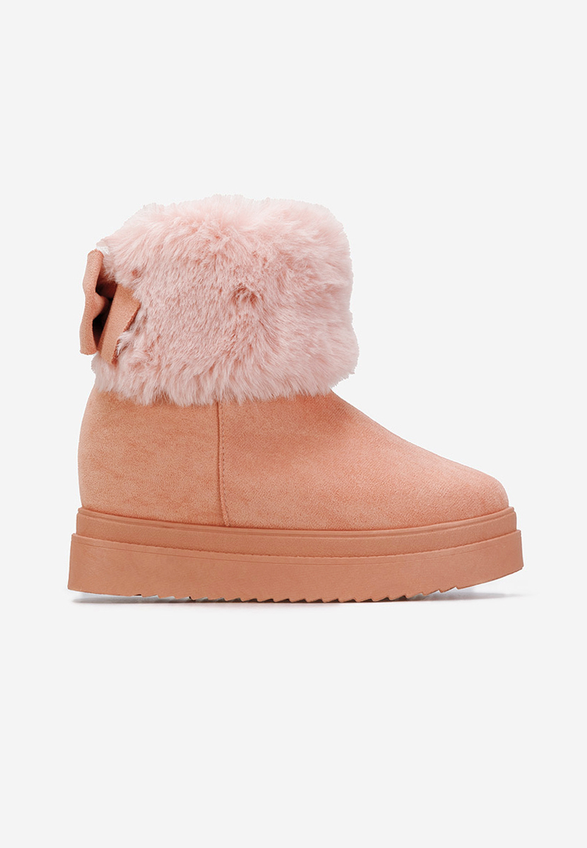 Cizme tip ugg roz Michi