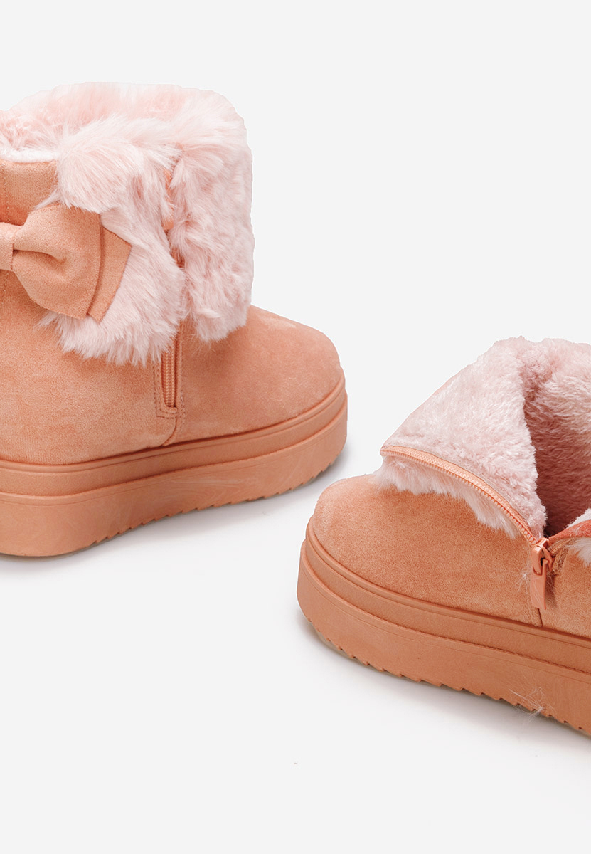 Cizme tip ugg roz Michi