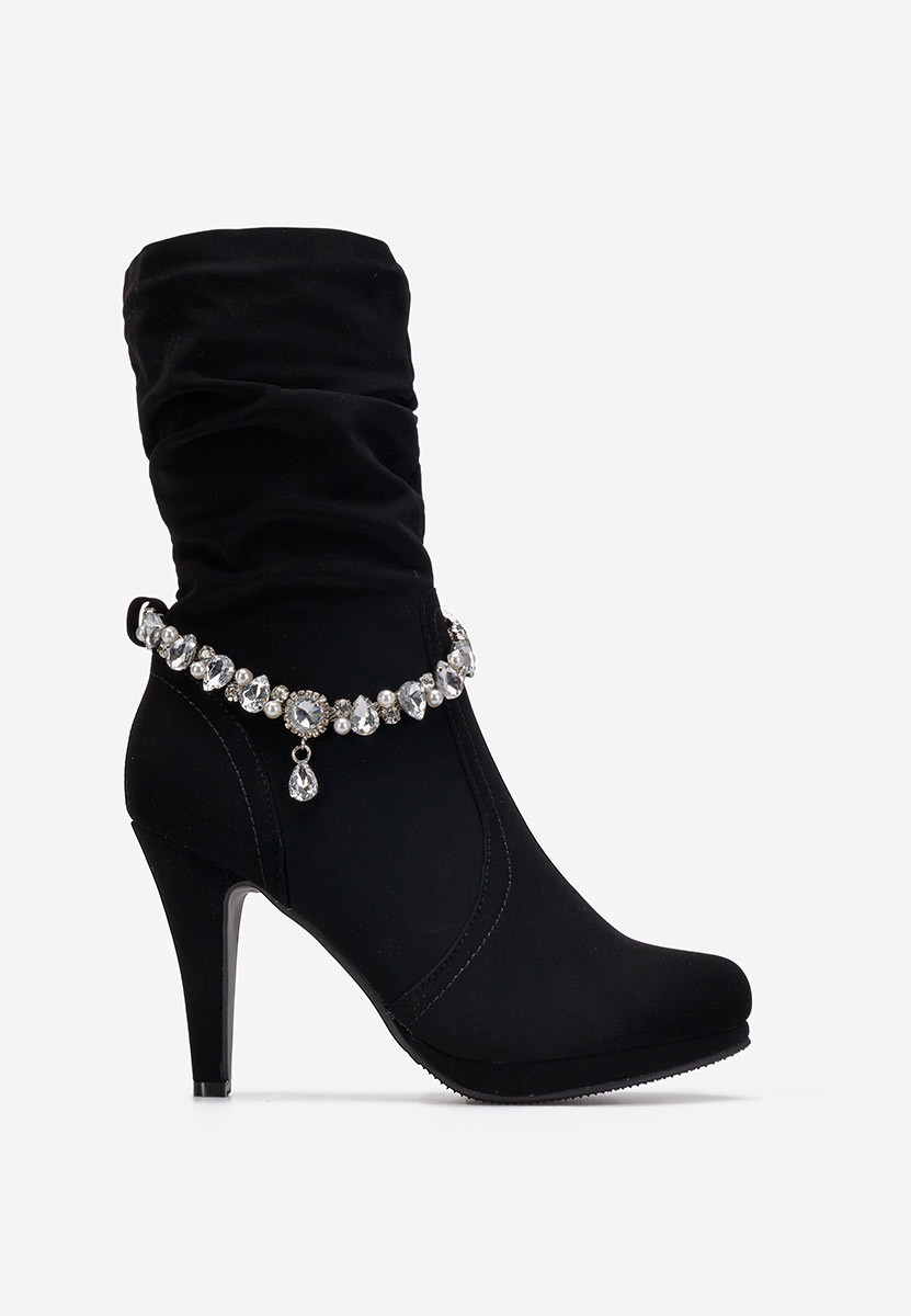 Botine elegante negre Isleetta V2