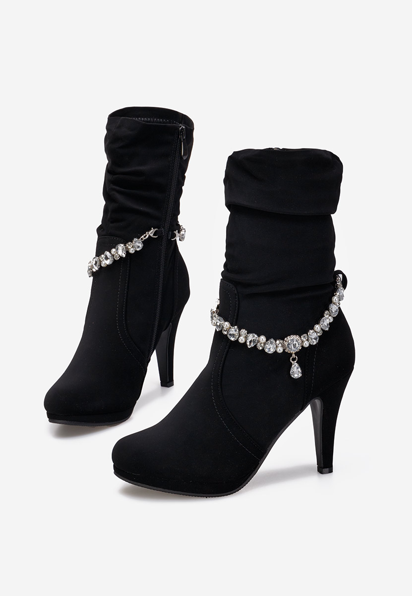 Botine elegante negre Isleetta V2