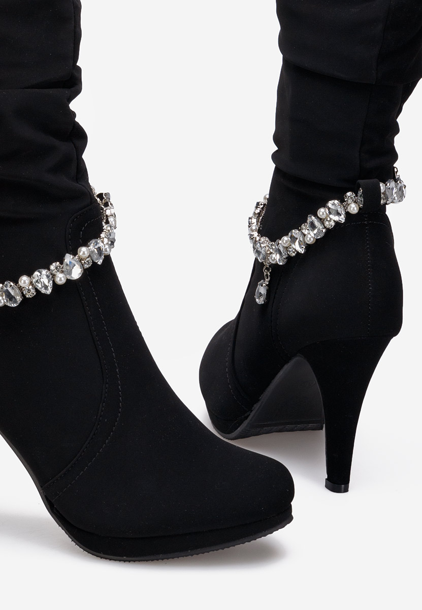 Botine elegante negre Isleetta V2