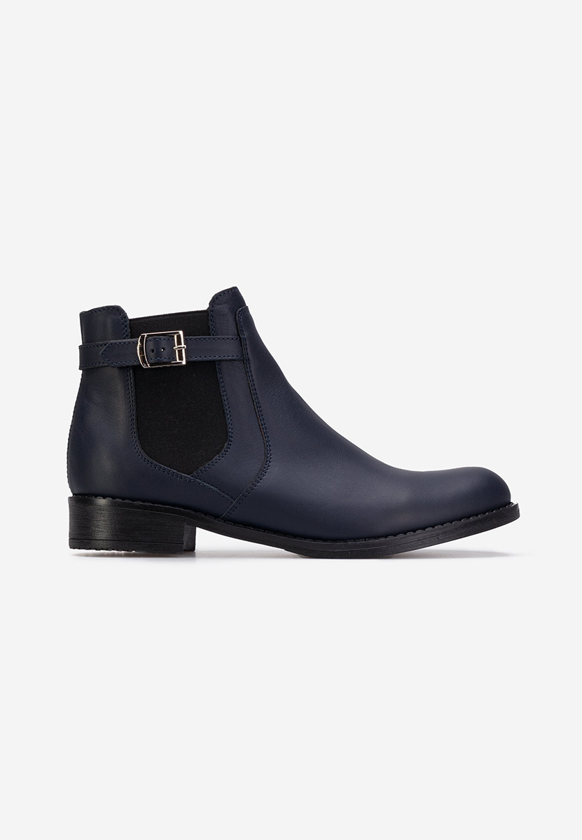 Ghete dama piele navy Antequera