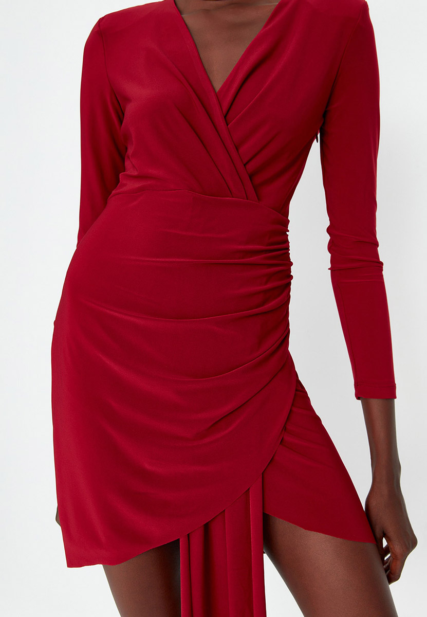 Rochie scurta rosie Deria