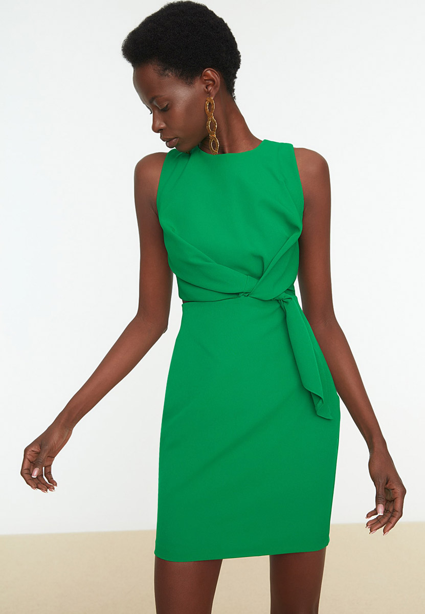 Rochie scurta verde Melissa