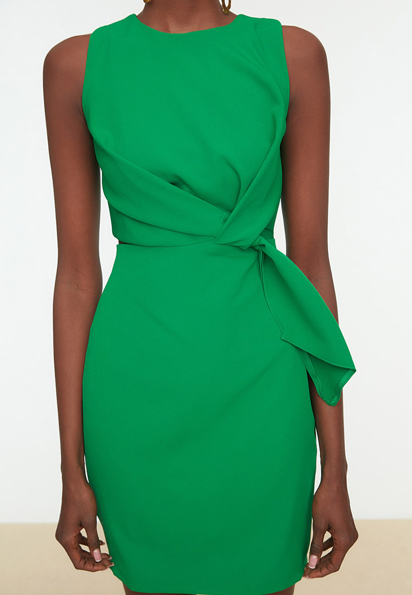 Rochie scurta verde Melissa