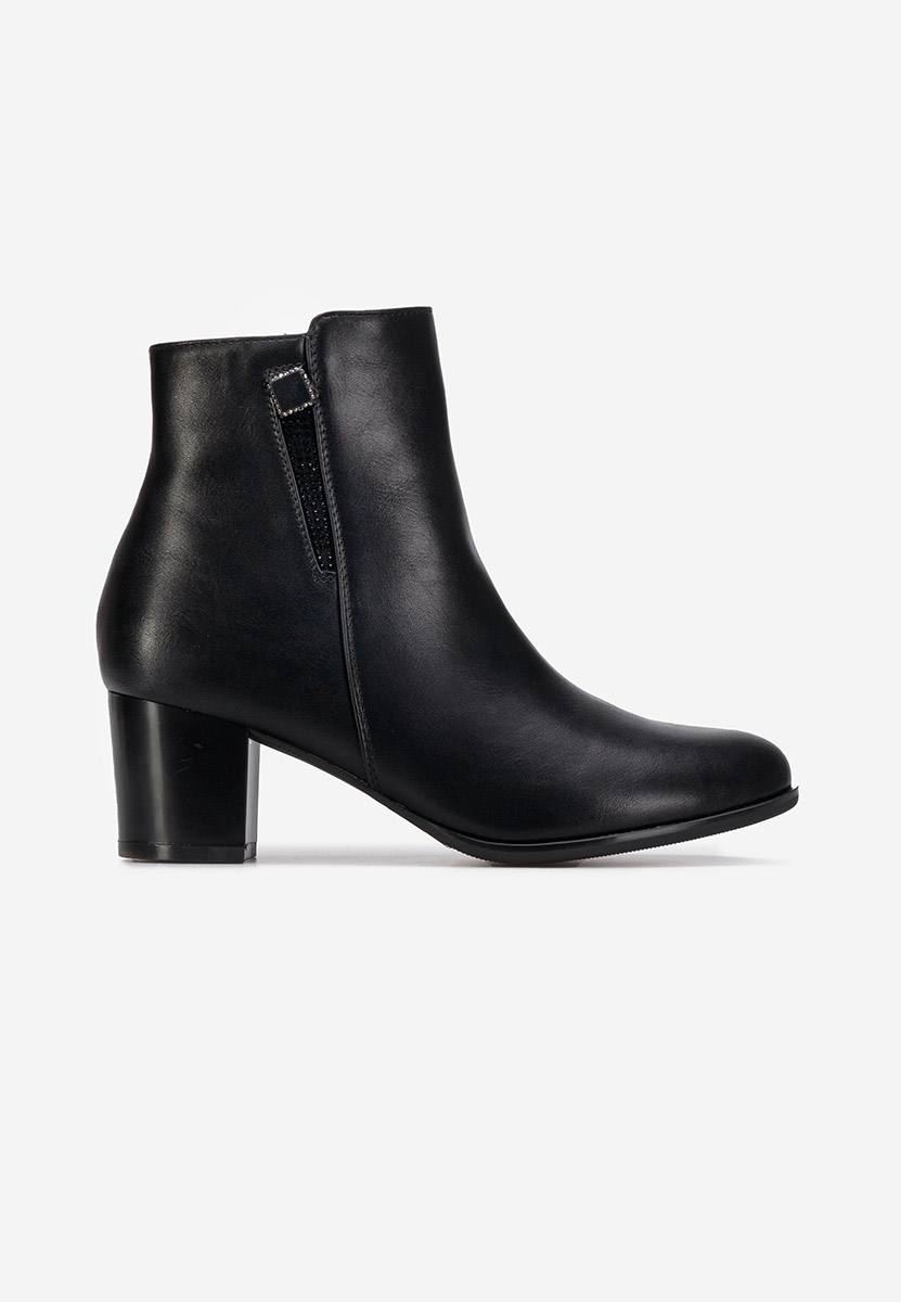 Botine elegante negre Granadia