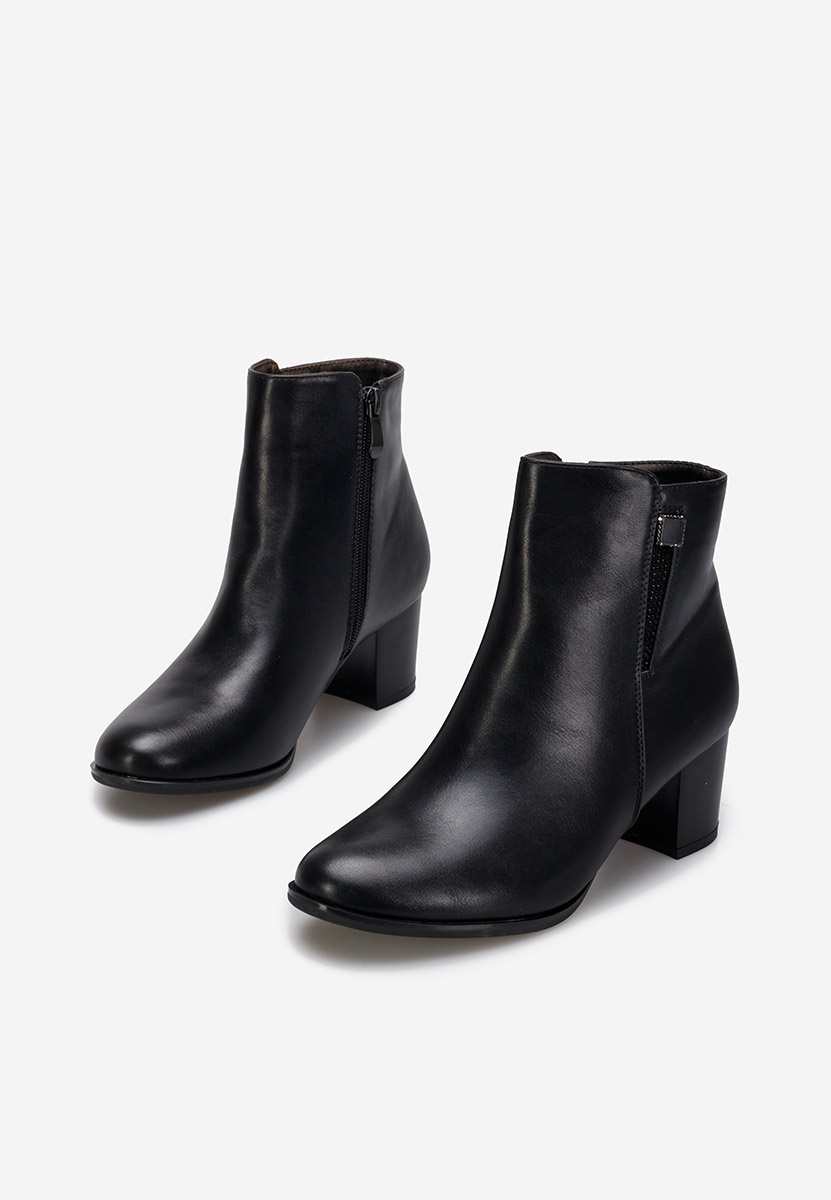 Botine elegante negre Granadia