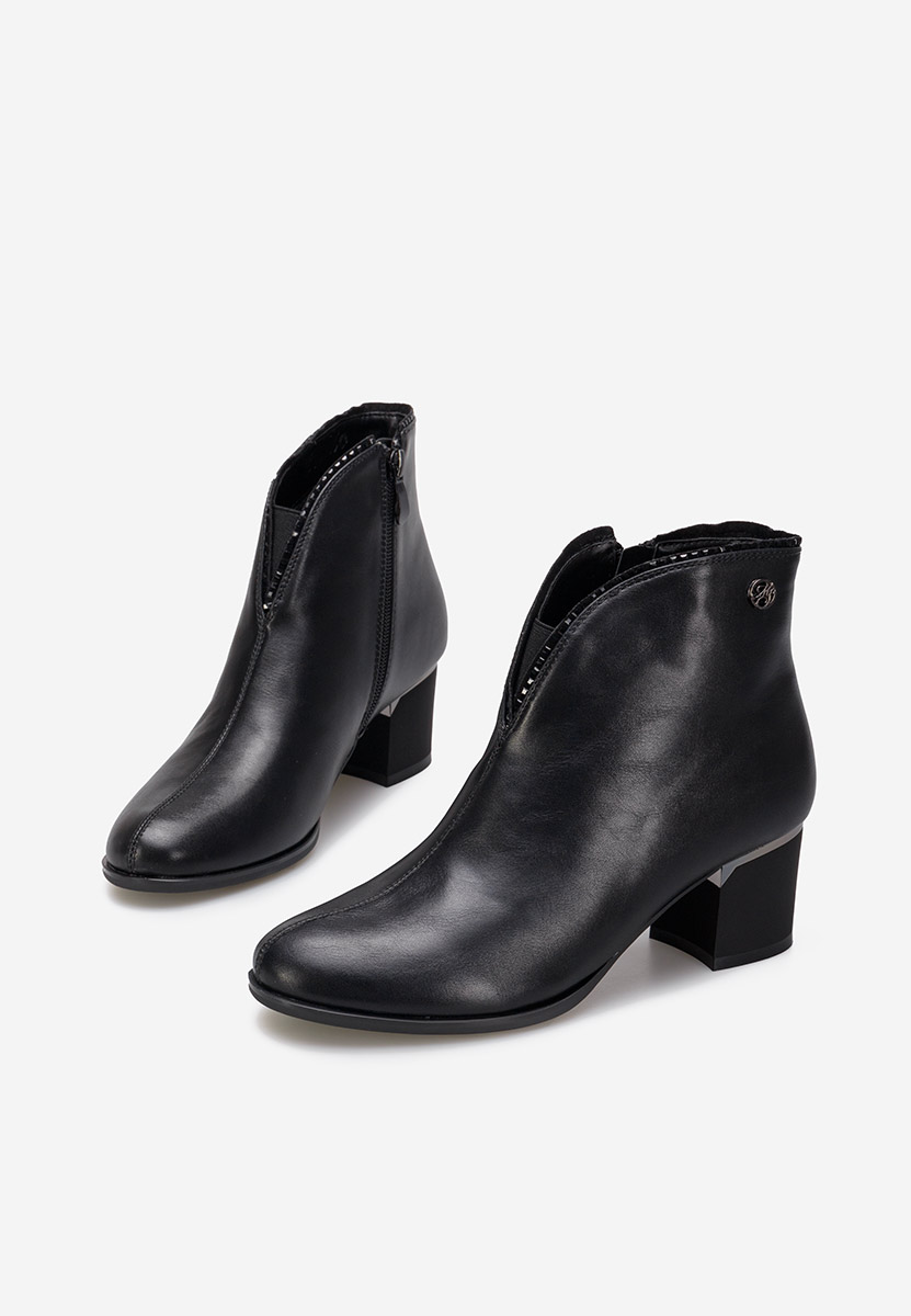 Botine dama elegante negre Anapa