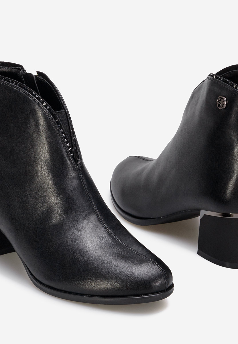 Botine dama elegante negre Anapa