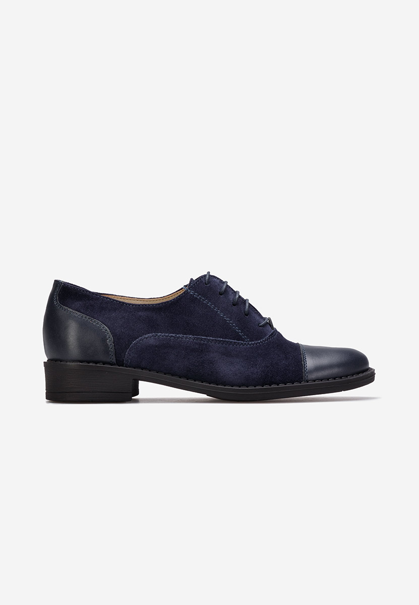 Pantofi oxford dama Genave albastri