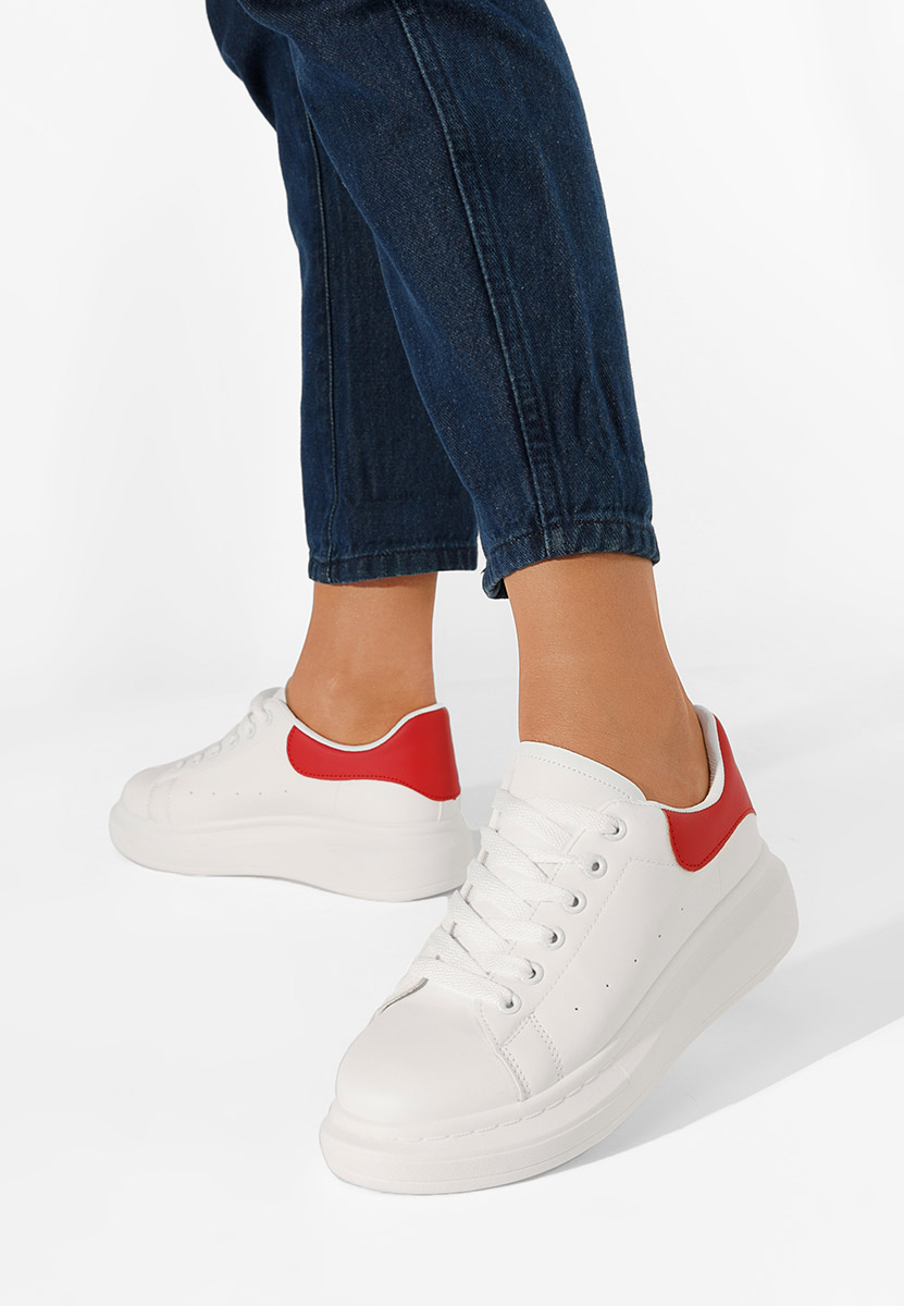 Sneakers cu platformă Ardeea albi V4