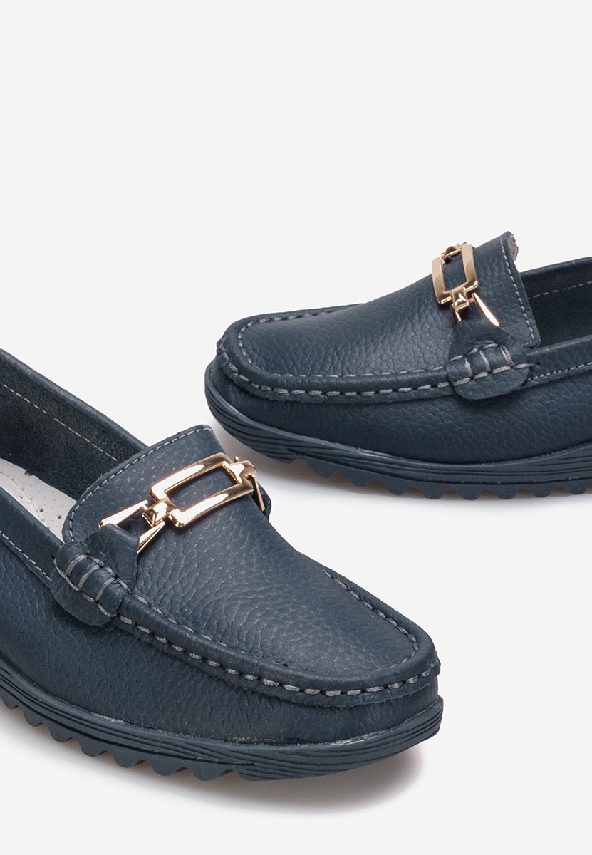 Mocasini dama piele Fahima navy