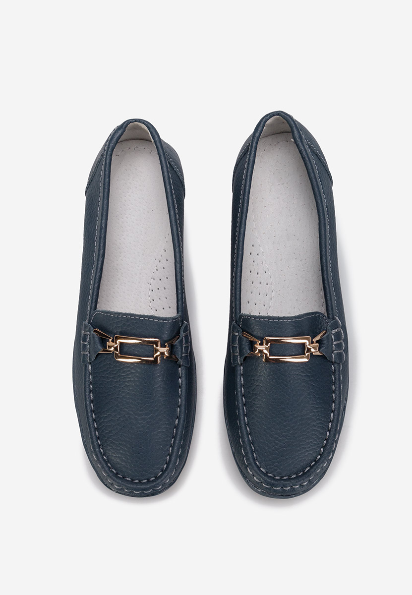 Mocasini dama piele Fahima navy