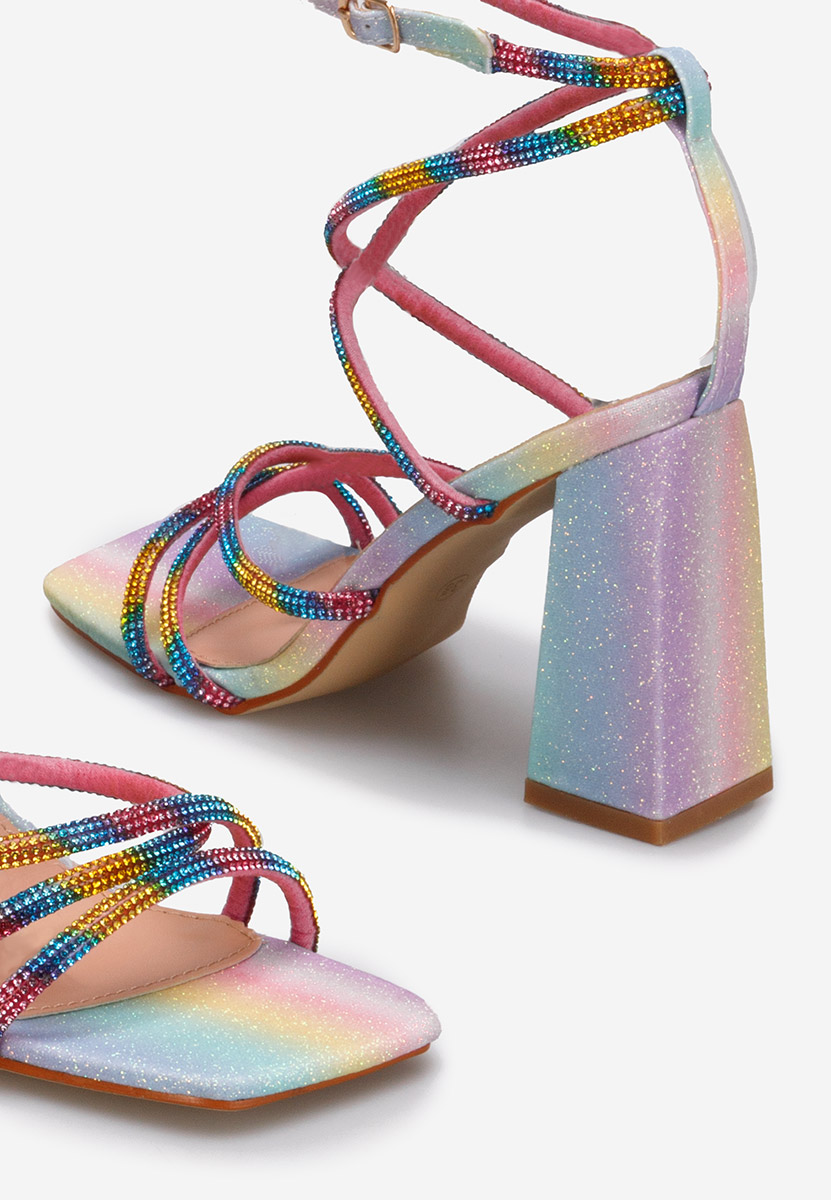 Sandale elegante Karine multicolore