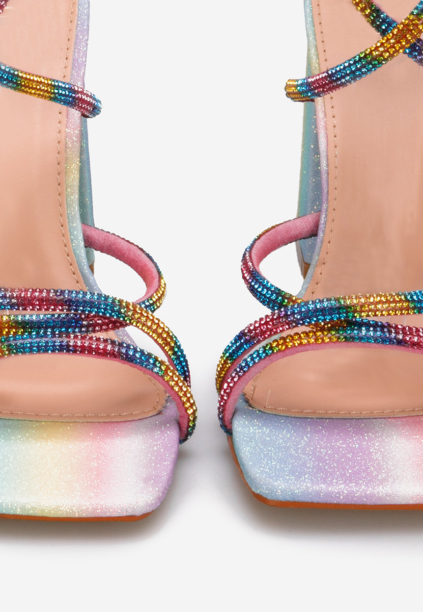 Sandale elegante Karine multicolore