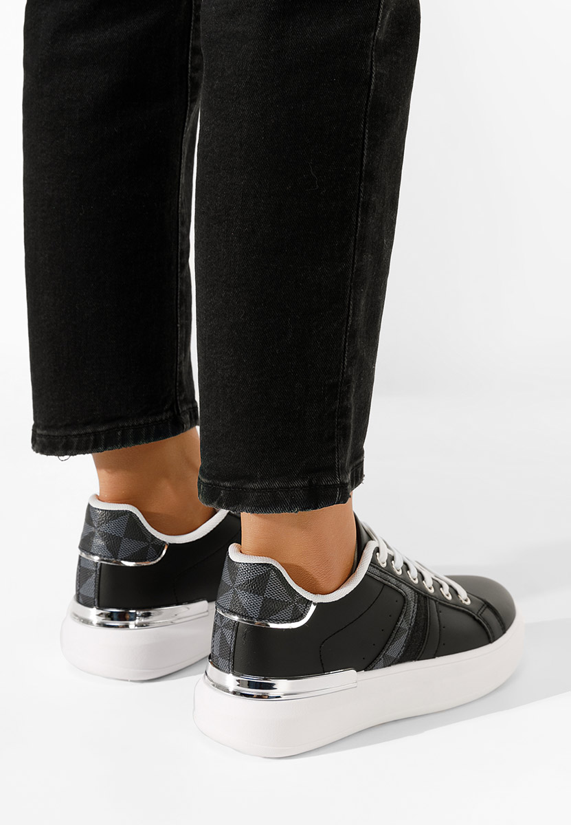 Adidasi cu platformă Melika negri