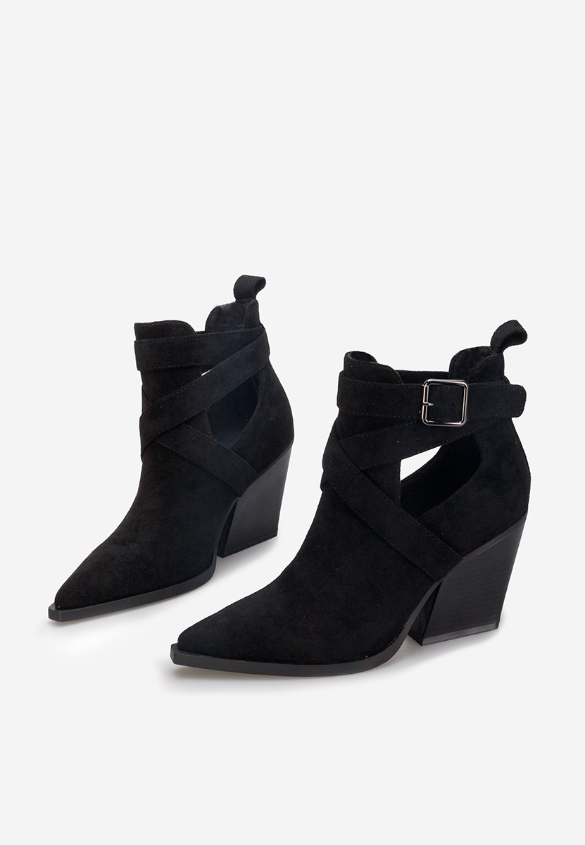 Botine de vara Rayana negre