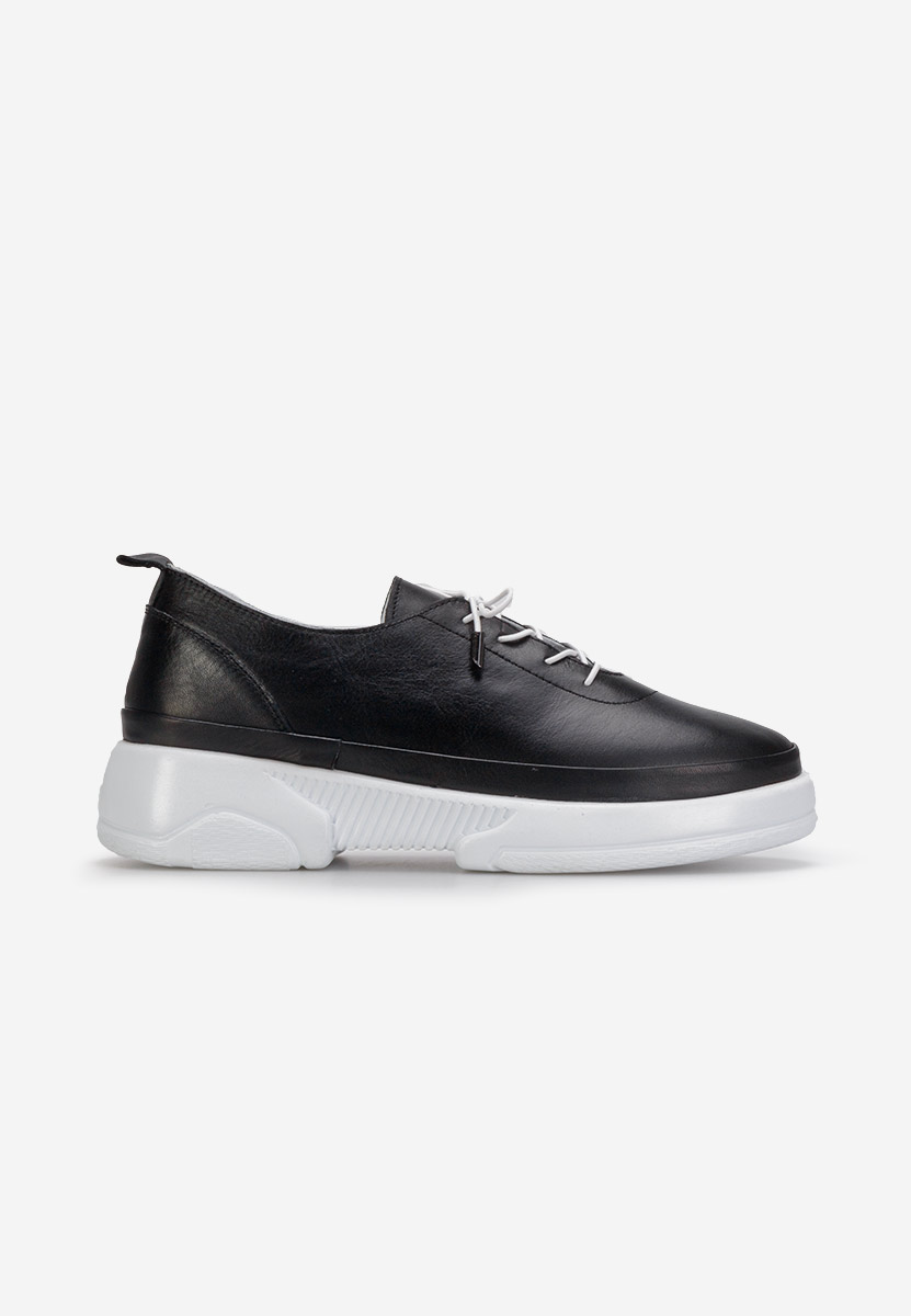Pantofi casual dama piele Kaya negri