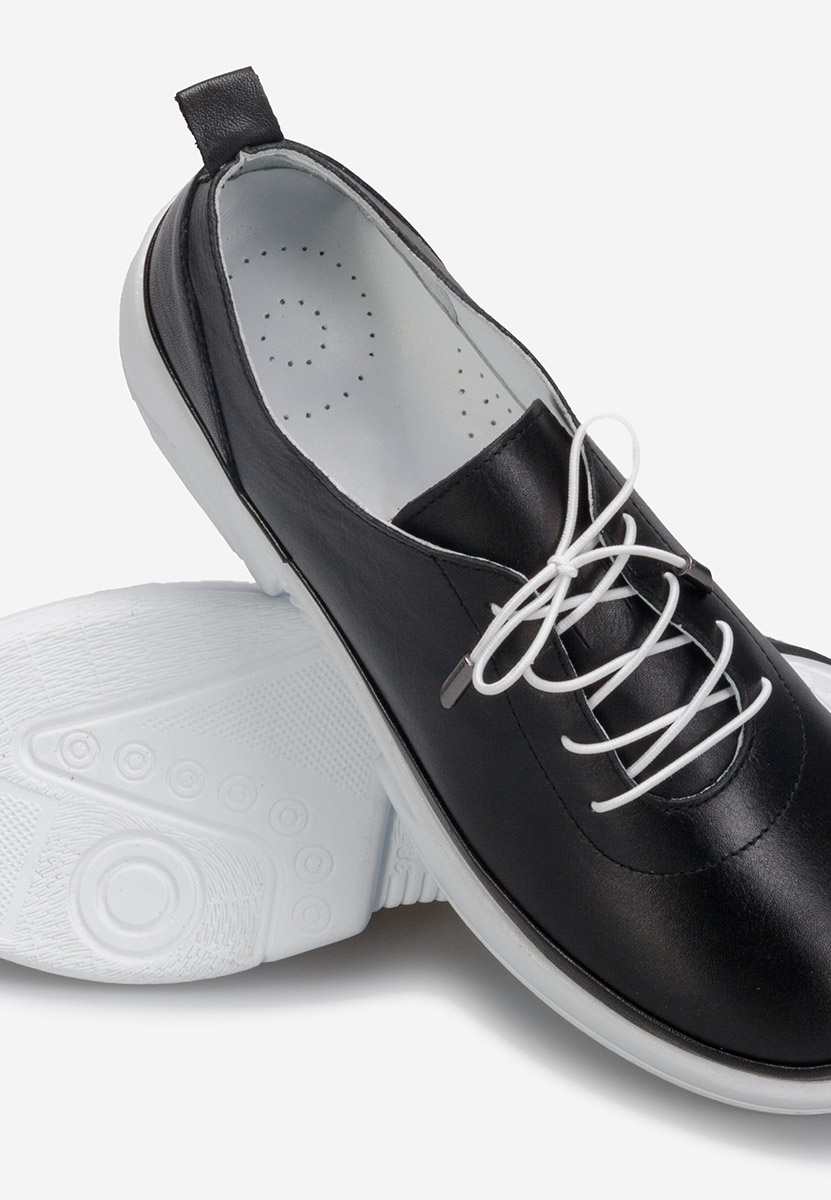 Pantofi casual dama piele Kaya negri
