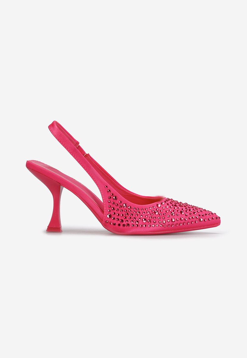 Pantofi stiletto slingback Fyra fucsia