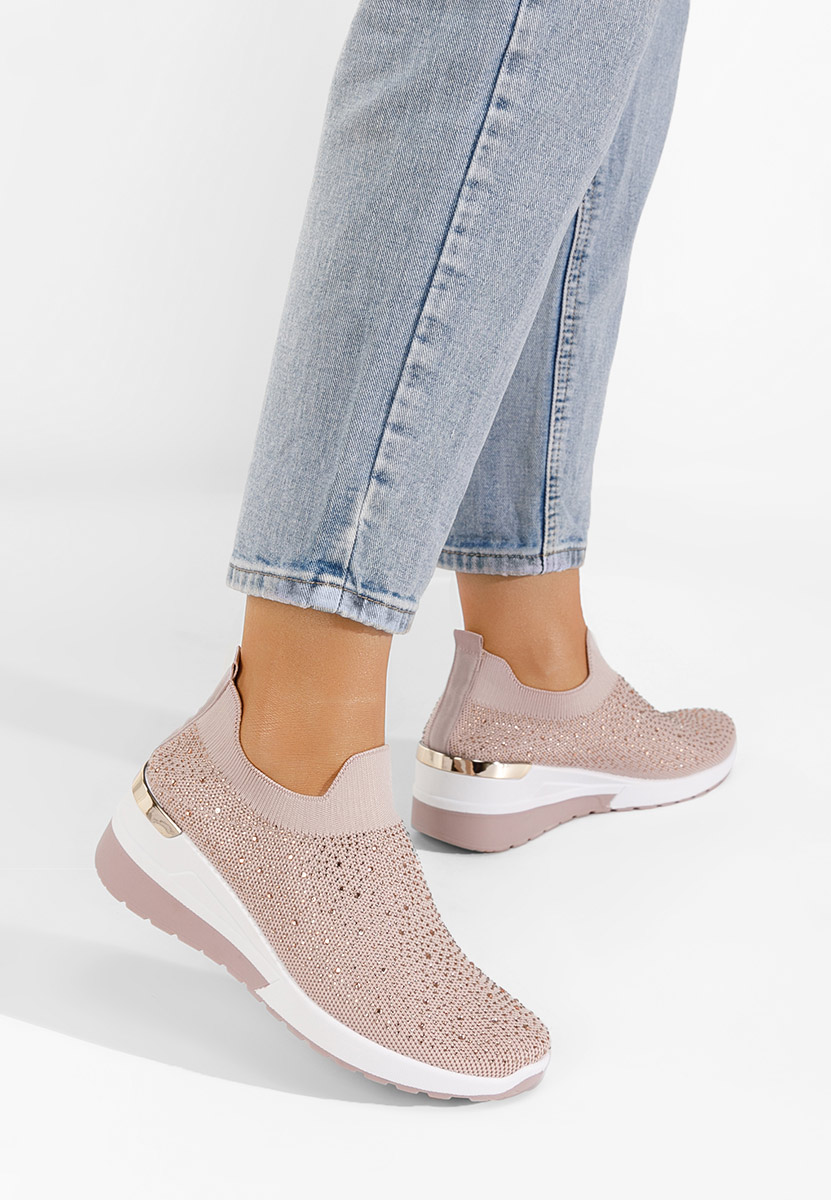 Sneakers cu platforma Alsina roz