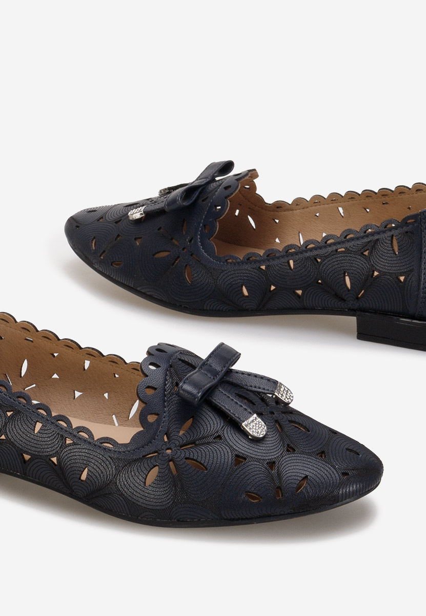 Mocasini dama eleganti Gradia navy