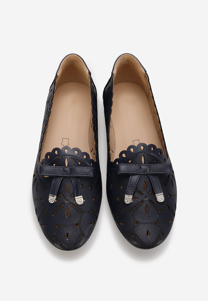 Mocasini dama eleganti Gradia navy