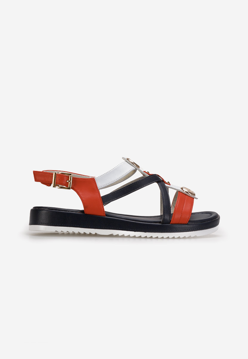 Sandale cu talpa joasa Phonia multicolore