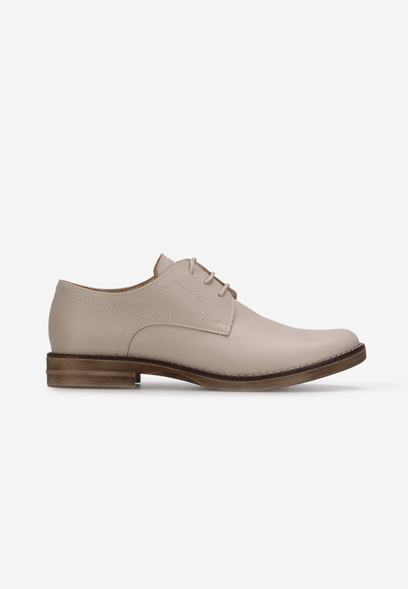 Pantofi derby piele Otivera bej