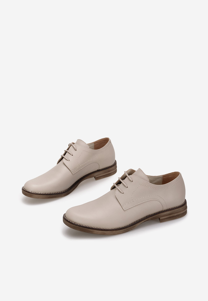 Pantofi derby piele Otivera bej