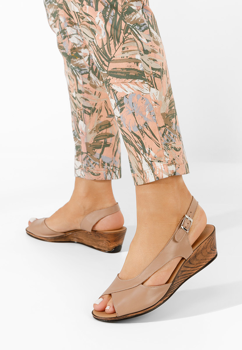 Sandale dama piele Rhonia V2 bej