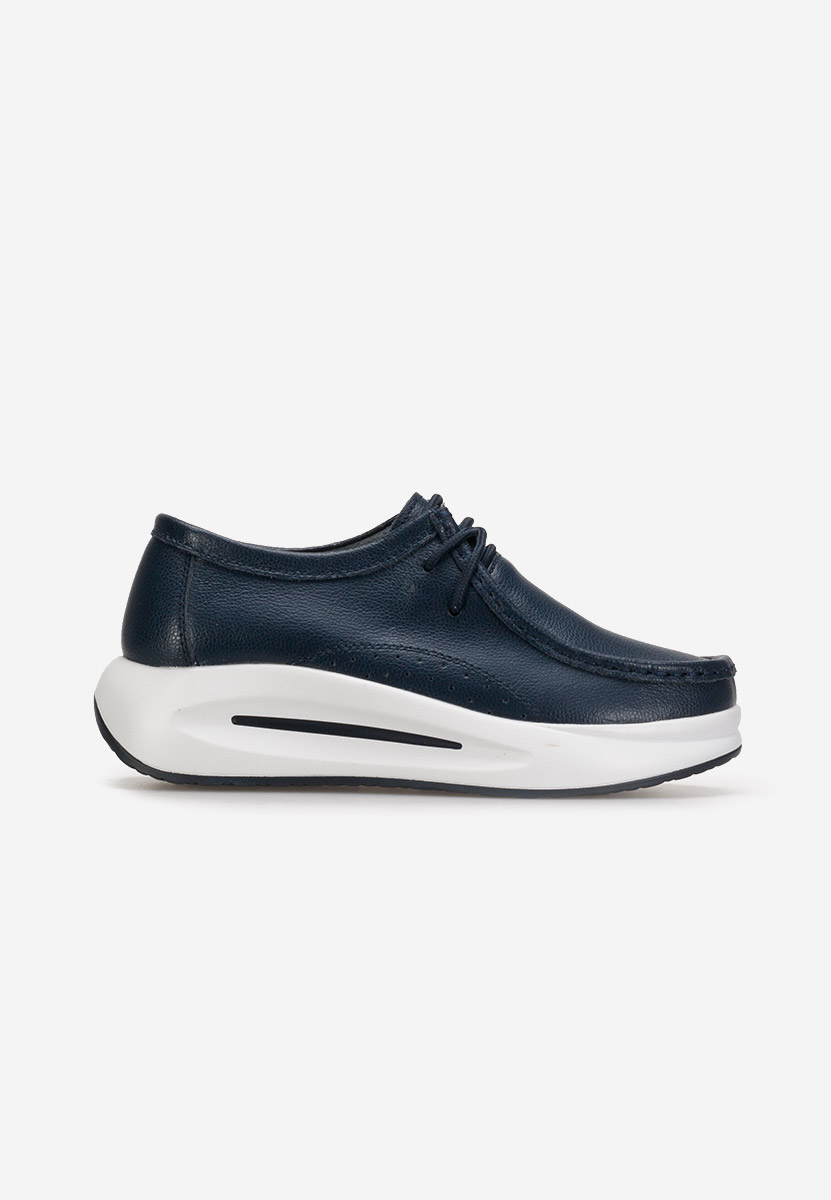 Mocasini dama piele Albeida V2 navy