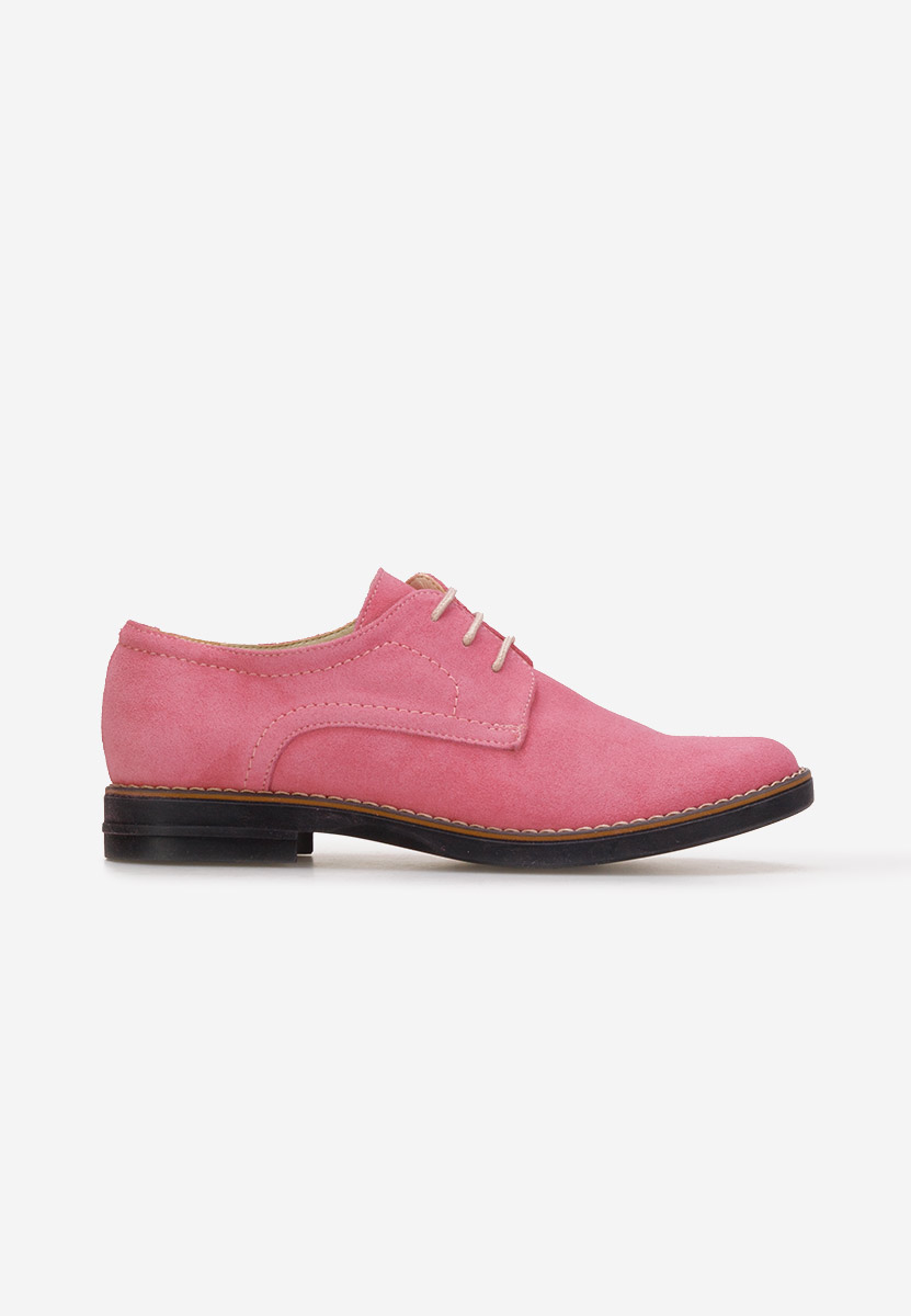 Pantofi derby piele Otivera V2 roz