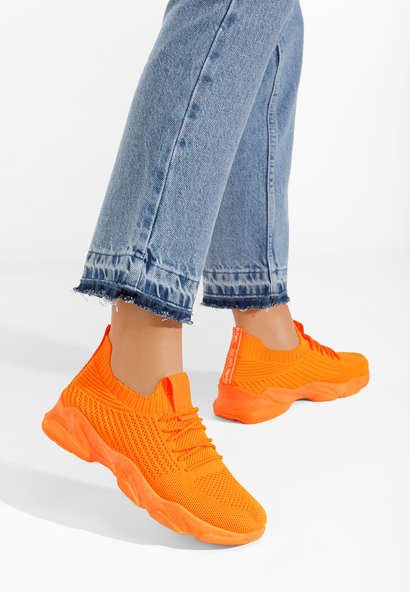 Pantofi sport dama Anastasia portocalii