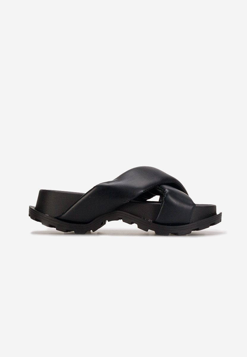 Papuci cu platformă Ariola negri