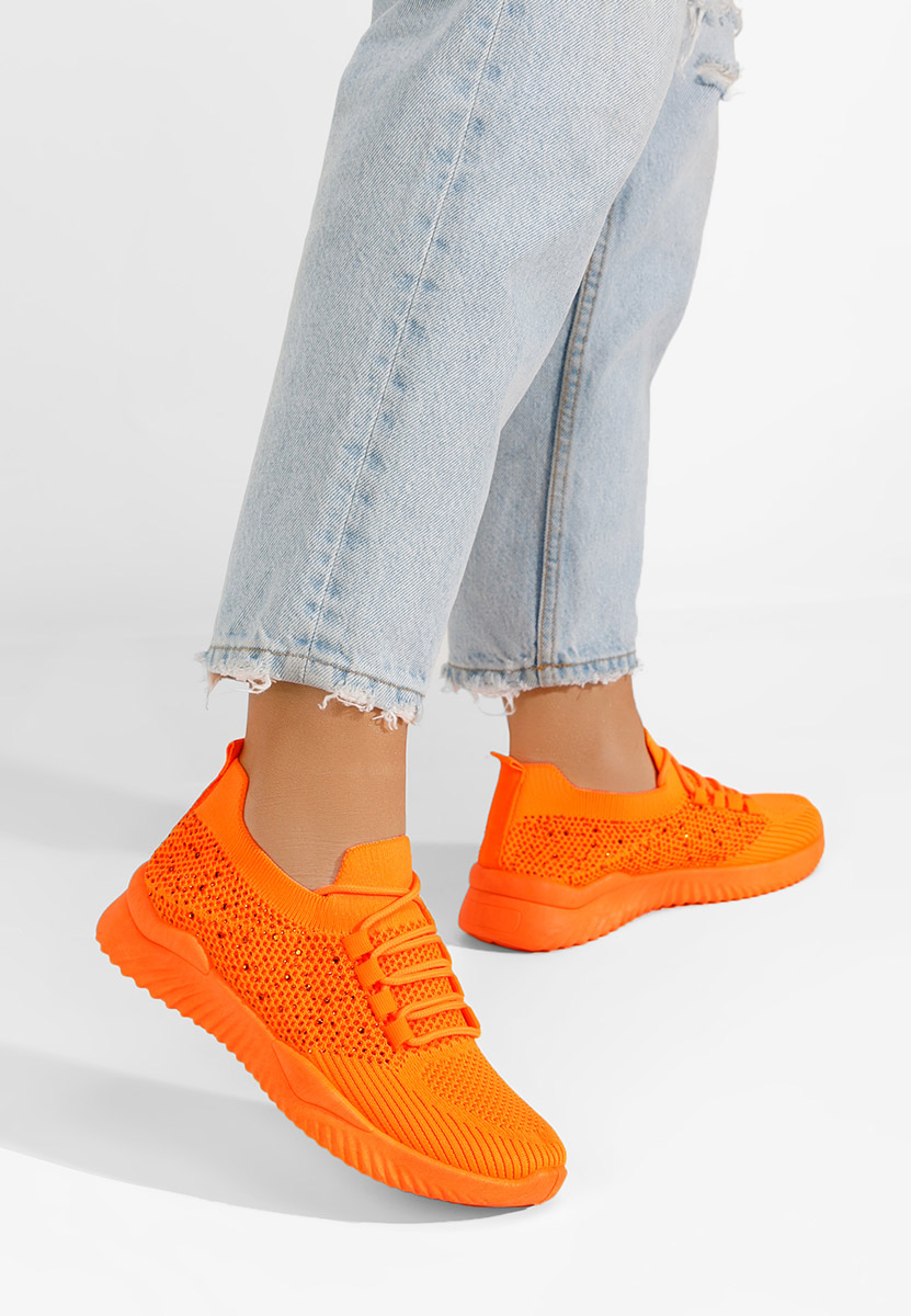 Pantofi sport dama Ivaria portocalii