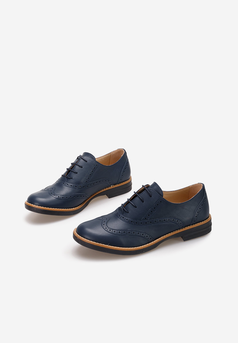 Pantofi dama brogue Emily navy