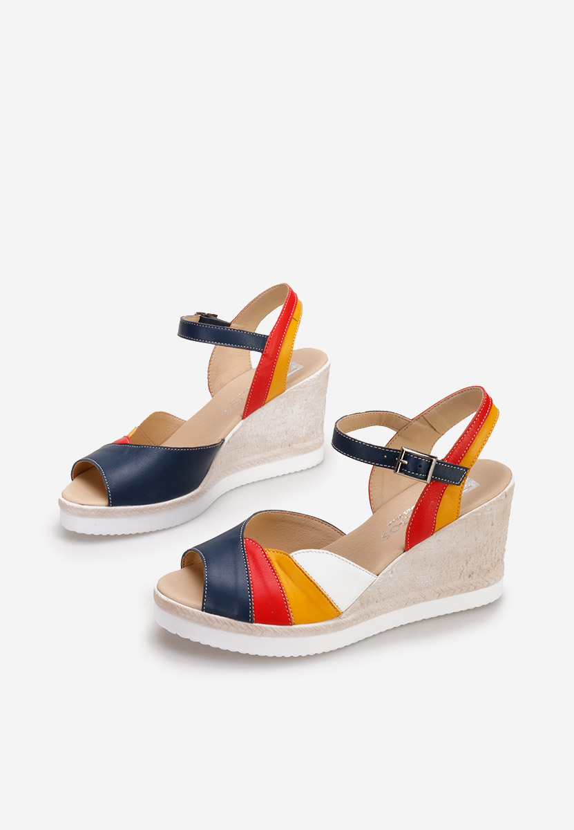 Sandale cu platforma Irvina multicolore