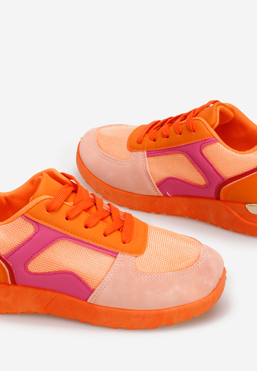 Sneakers dama Melvina portocalii