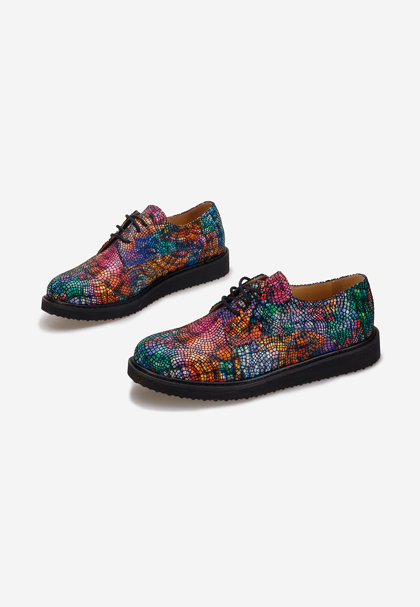 Pantofi casual dama piele Casilas V3 multicolori