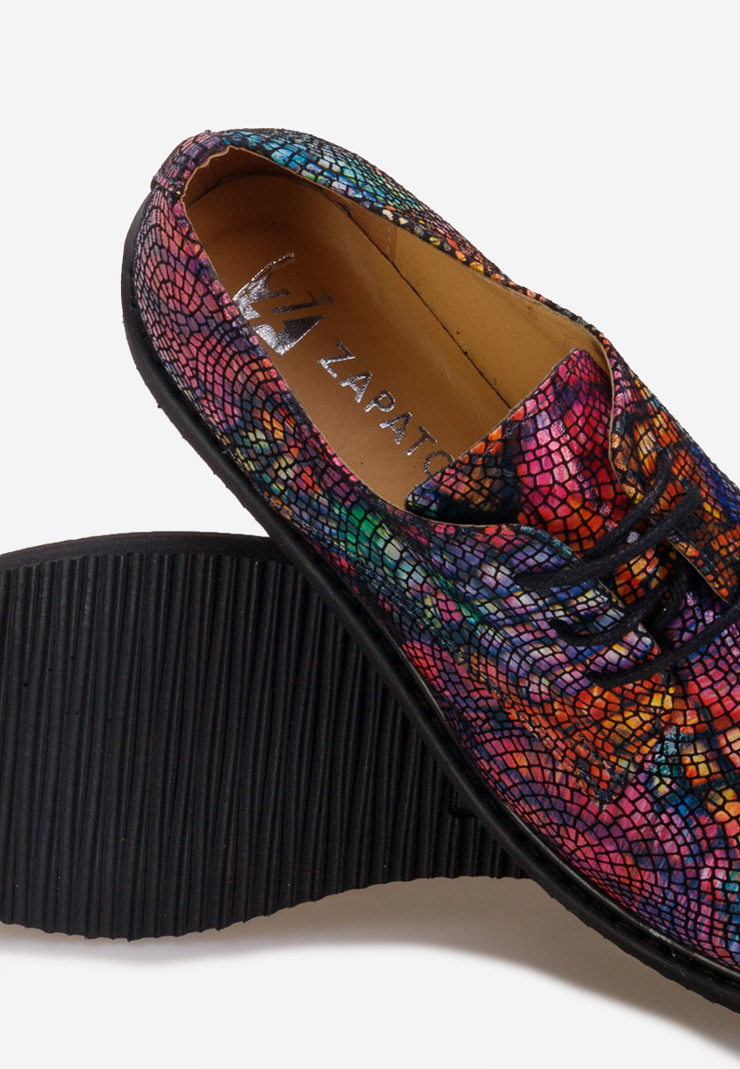 Pantofi casual dama piele Casilas V3 multicolori