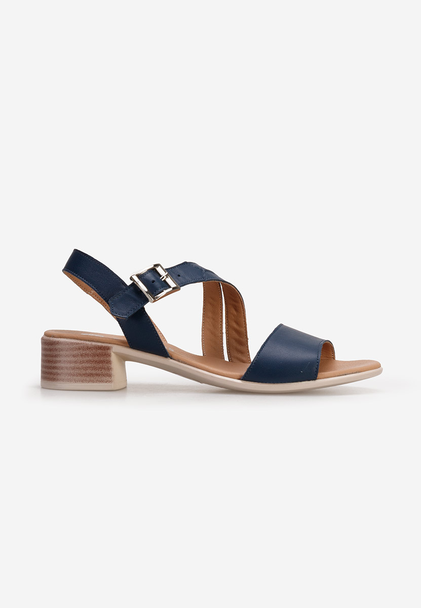 Sandale dama piele Savina navy