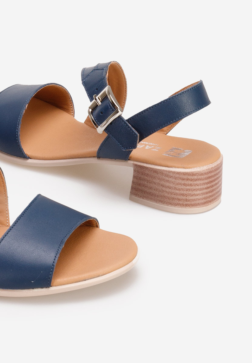 Sandale dama piele Savina navy