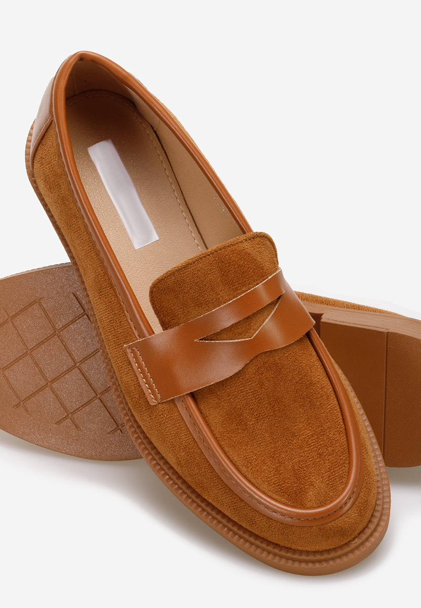 Mocasini dama Canberra camel