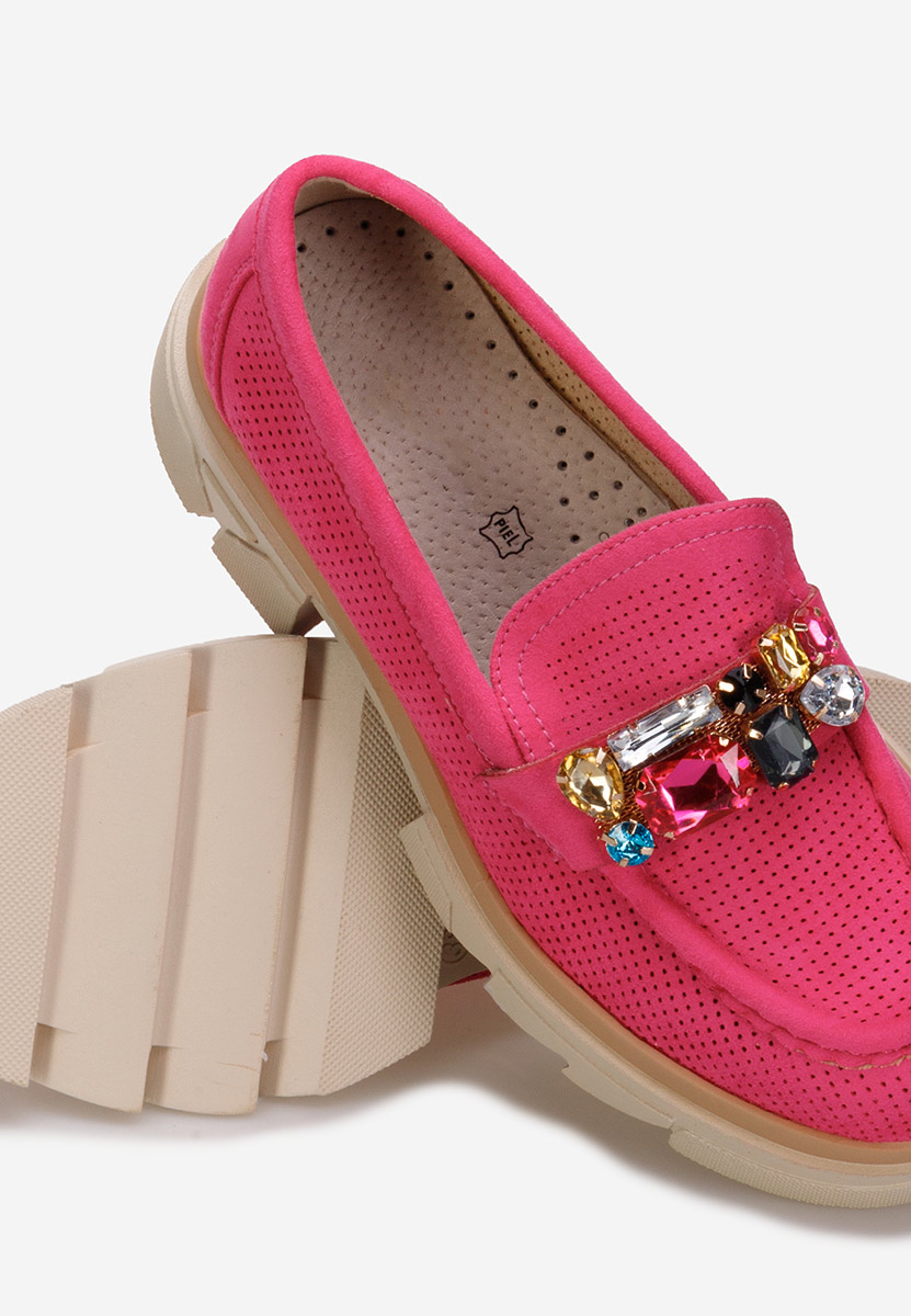 Mocasini dama eleganti Glorinda V3 fucsia