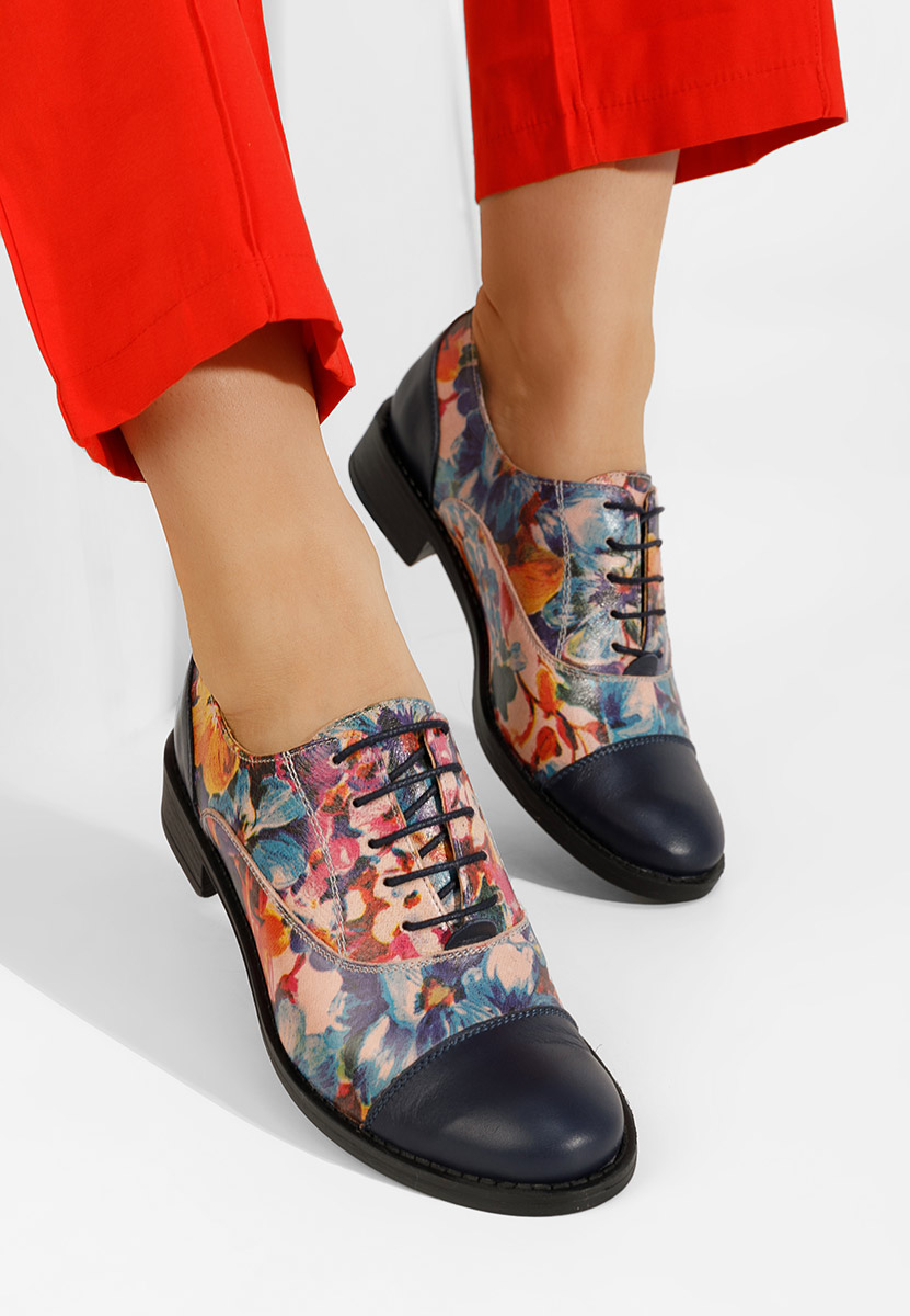 Pantofi oxford dama Genave V8 multicolori