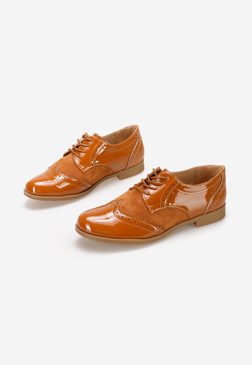 Pantofi oxford dama Bakera camel