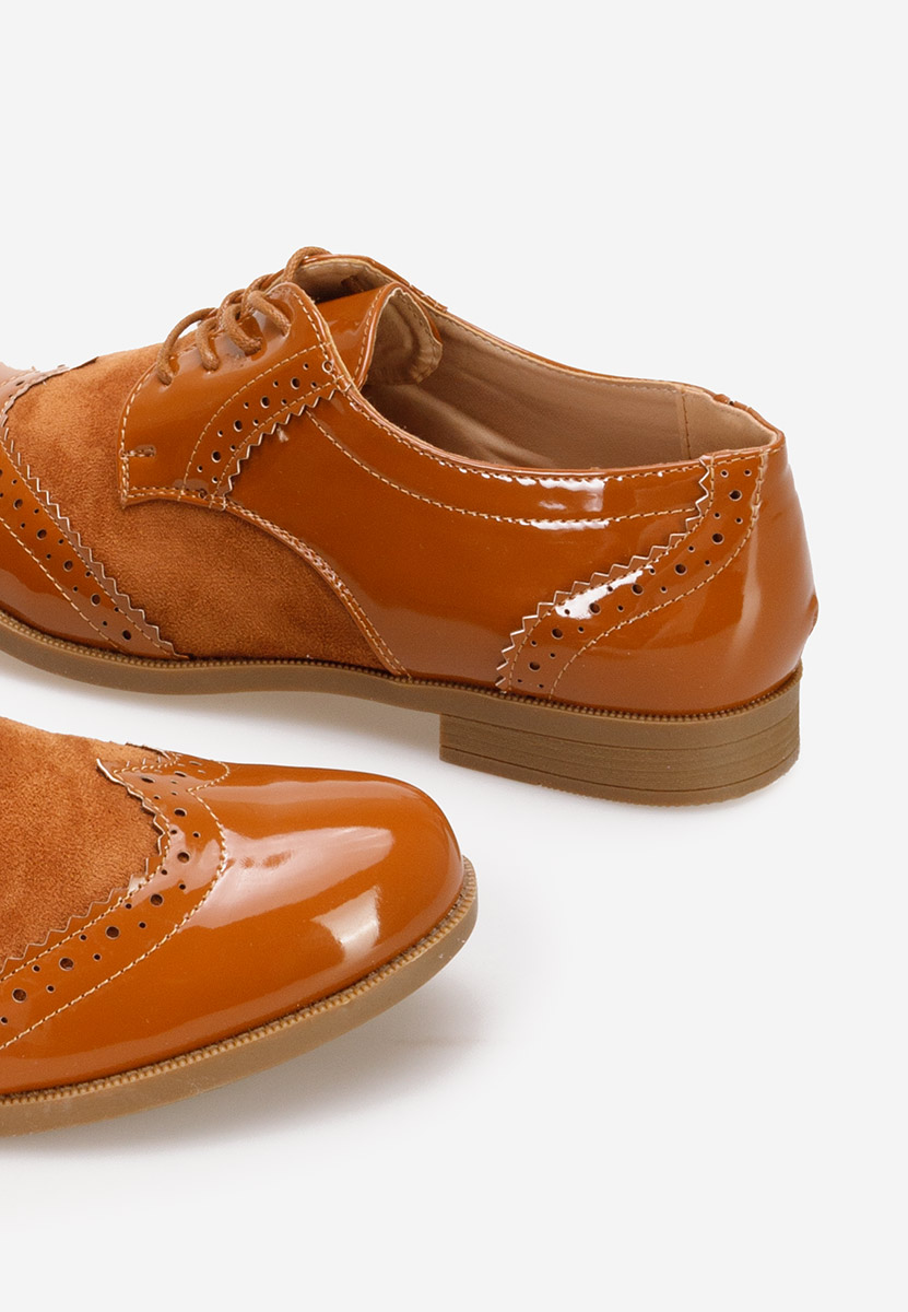 Pantofi oxford dama Bakera camel